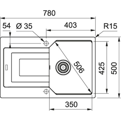 Кухонна мийка Franke UBG 611-78 114.0574.942 Кухонна мийка Franke UBG 611-78 114.0574.942