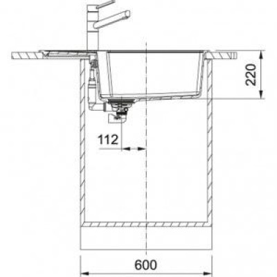 Кухонна мийка Franke UBG 611-78 XL 114.0574.978