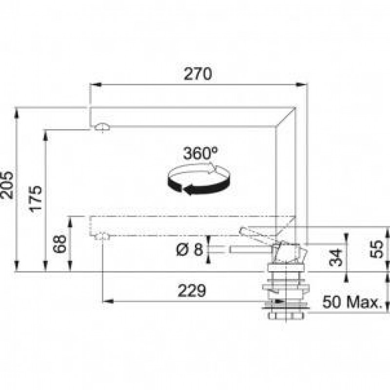 Змішувач для кухонного миття Franke Active Window 115.0486.980