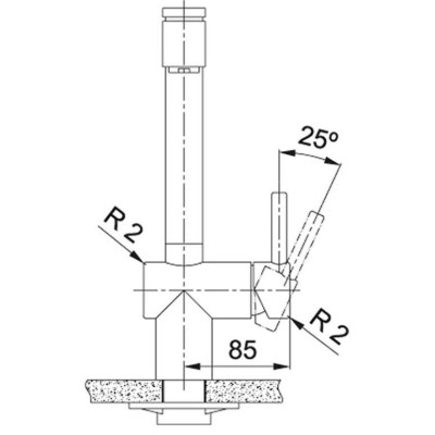 Змішувач для кухонного миття Franke Atlas Neo Pull Out Spray 115.0521.441