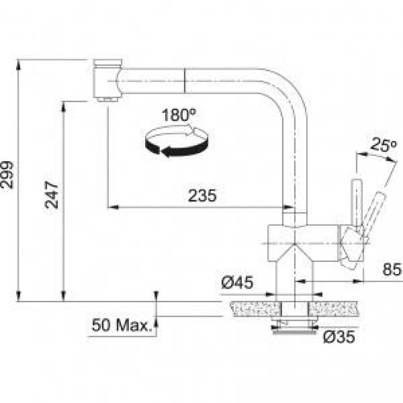 Змішувач для кухонного миття Franke Atlas Neo Sensor 115.0625.524