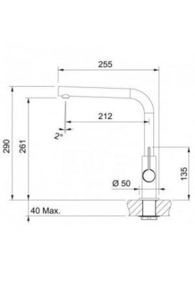 Змішувач для кухонного миття Franke Neptune Evo 115.0373.930