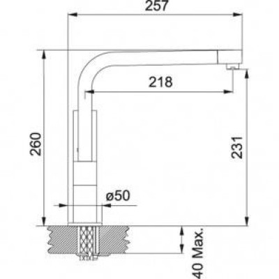 Змішувач для кухонного миття Franke Planar Angolo CG 115.0486.976