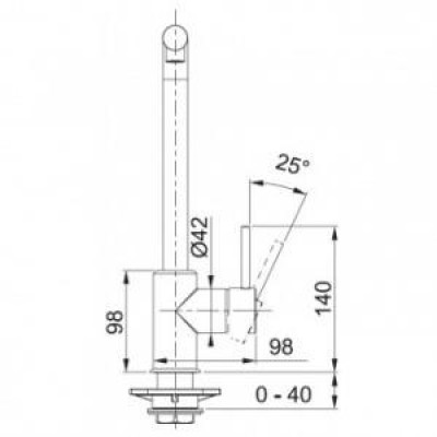 Змішувач для раковини Franke Sirius 115.0668.280 Змішувач для раковини Franke Sirius 115.0668.280