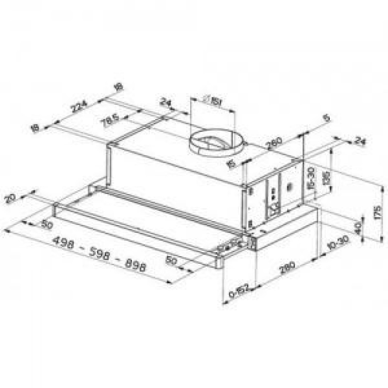 Телескопічна витяжка Franke Flexa FTC 512 XS V2 (110.0200.714)