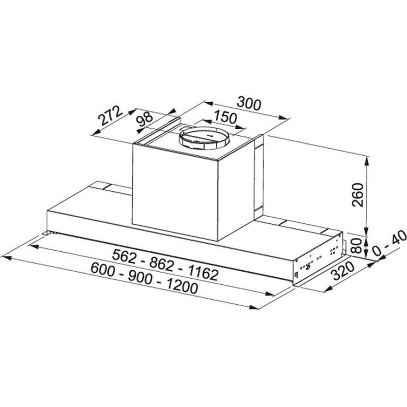 Витяжка, що вбудовується Franke FSTP NG 905 X (110.0473.546)