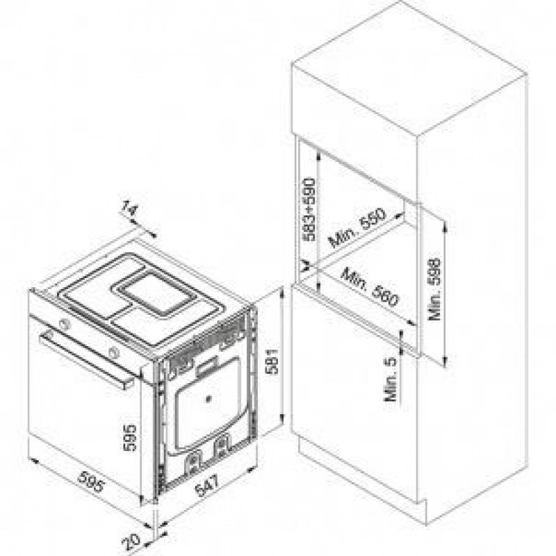 Духовка електрична Franke CR 913 M WH DCT TFT