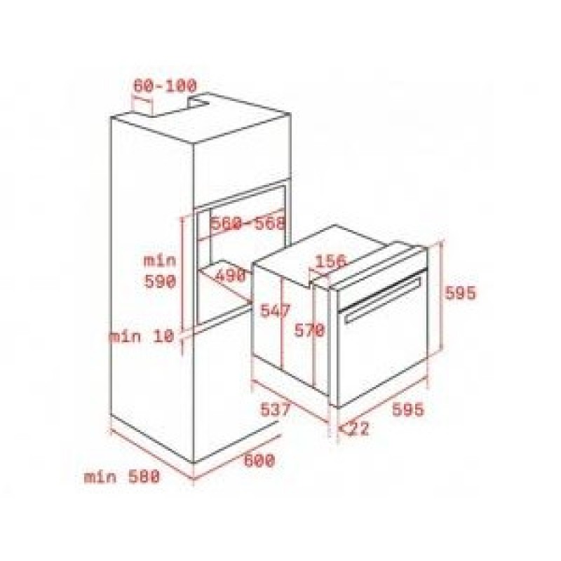 Духовка електрична Teka HLB 8400 (111000004)