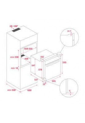 Духовка електрична Teka HLB 8510 P (111000046)