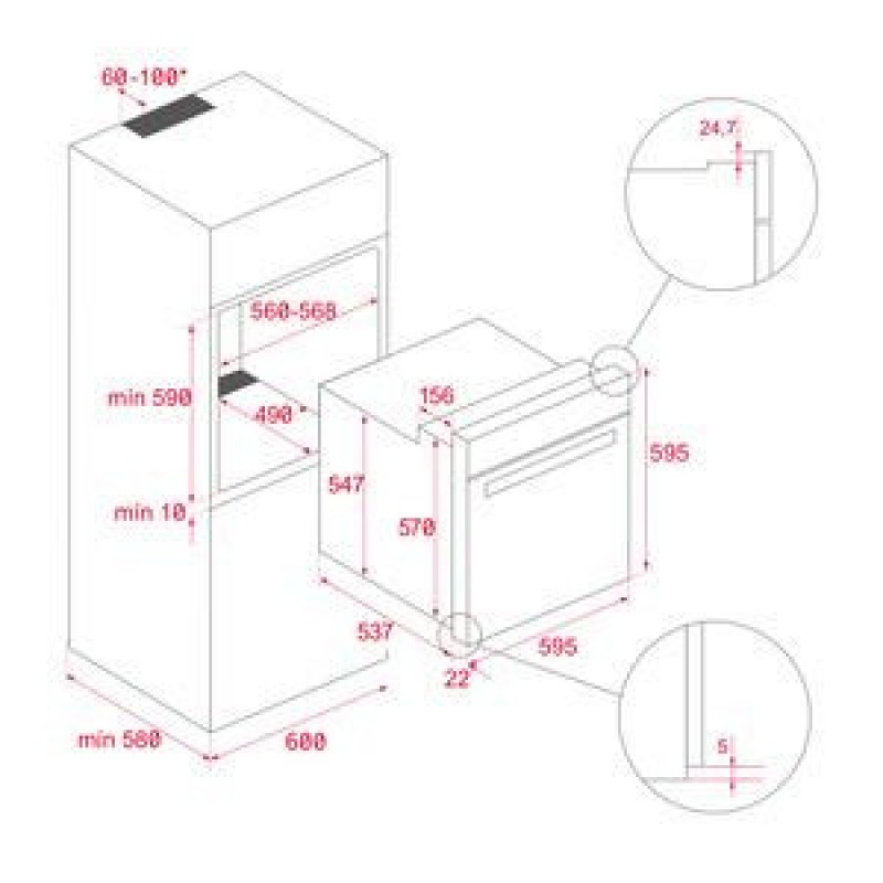 Духовка електрична Teka HLB 8510 P (111000046)