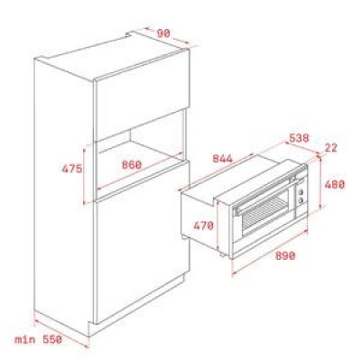 Духовка електрична Teka HLF 940 (41592223)
