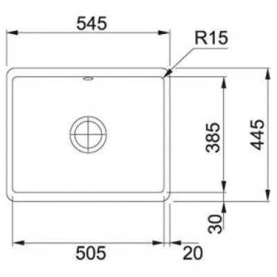 Кухонна мийка Franke KBK 110-50 126.0335.883