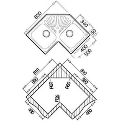 Кухонна мийка Teka Classic Angular 2B 10118005