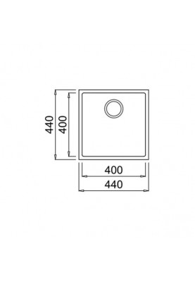 Кухонна мийка Teka SQUARE 40.40 TG 115230025