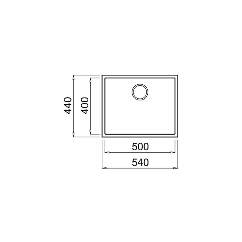 Кухонна мийка Teka SQUARE 50.40 TG 115230022