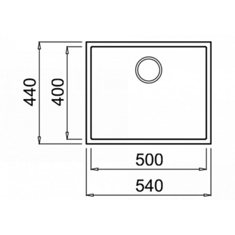 Кухонна мийка Teka SQUARE 50.40 TG 115230024