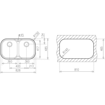 Кухонна мийка Teka STYLO 2B 11107038 Кухонна мийка Teka STYLO 2B 11107038