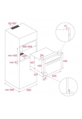 Мікрохвильова піч з грилем Teka Maestro MLC 844 BK (40584400)