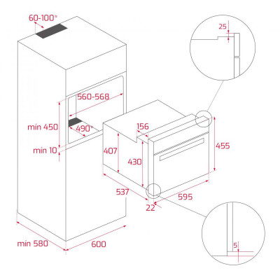 Мікрохвильова піч з грилем Teka Maestro MLC 844 BK (40584400)