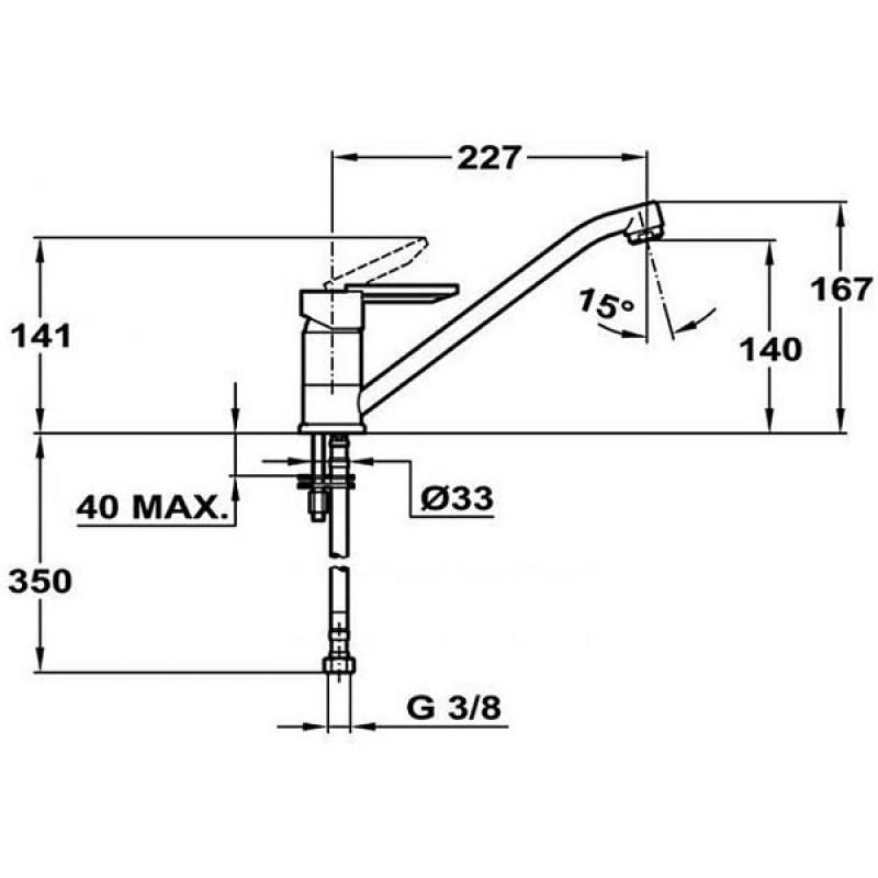 Змішувач для кухонного миття Teka ML 8191362