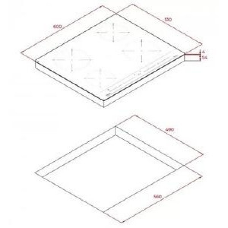 Варильна поверхня електрична Teka IBC 64010 MSS BLACK (112520012)