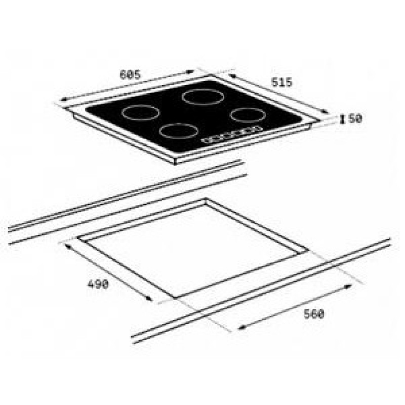 Варильна поверхня електрична Teka IT 6450 (10210182)