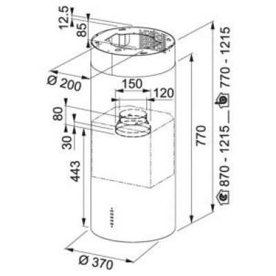 Декоративна витяжка Franke FTU PLUS 3707 I WH (335.0588.222)