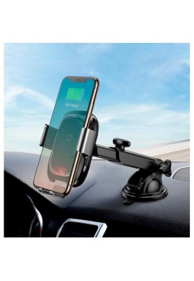 Автомобільний тримач для смартфона Baseus Smart Vehicle Bracket Wireless Charger (WXZN-B01)