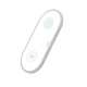 Бездротовий зарядний пристрій Hoco CW20 Wisdom 2in1 White