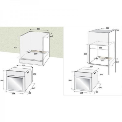 Духовка електрична Beko BIM24400BCS