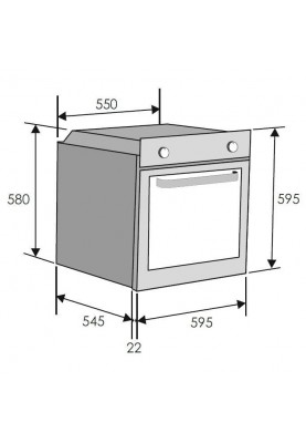 Духовка електрична Candy FCP502X