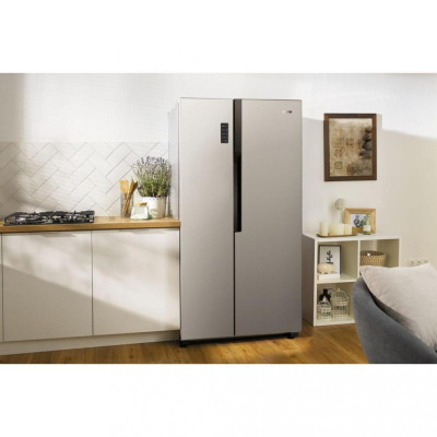 Холодильник із морозильною камерою Gorenje NRS918FMX