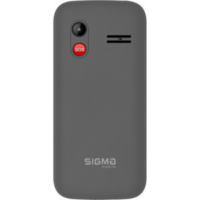 Мобільний телефон (бабушкофон) Sigma mobile Comfort 50 HIT Grey