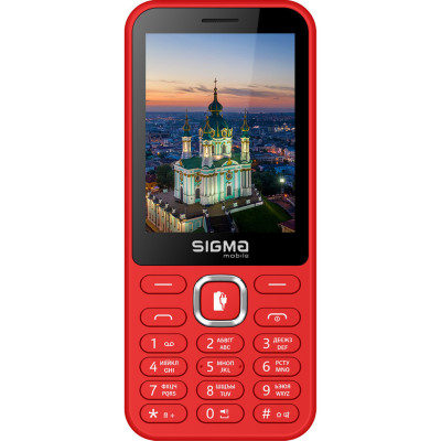 Мобільний телефон Sigma mobile X-style 31 Power Type-C Red