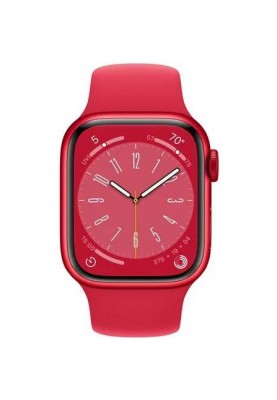 Смарт-годинник Apple Watch Series 8 GPS 41mm PRODUCT RED Aluminum Case w. PRODUCT RED S. Band (MNP73, MNUG3)