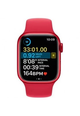 Смарт-годинник Apple Watch Series 8 GPS 41mm PRODUCT RED Aluminum Case w. PRODUCT RED S. Band (MNP73, MNUG3)