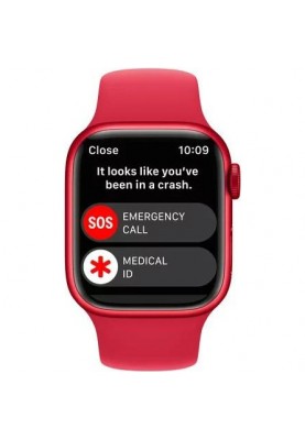 Смарт-годинник Apple Watch Series 8 GPS 41mm PRODUCT RED Aluminum Case w. PRODUCT RED S. Band (MNP73, MNUG3)