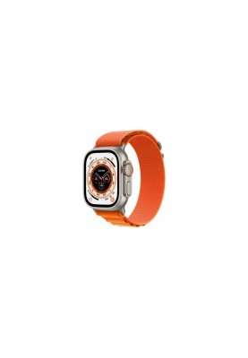 Смарт-годинник Apple Watch Ultra GPS + Cellular 49mm Titanium Case with Orange Alpine Loop-Medium (MQEU3/MQFL3)