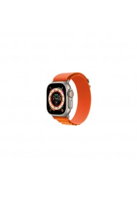 Смарт-годинник Apple Watch Ultra GPS + Cellular 49mm Titanium Case with Orange Alpine Loop-Medium (MQEU3/MQFL3)