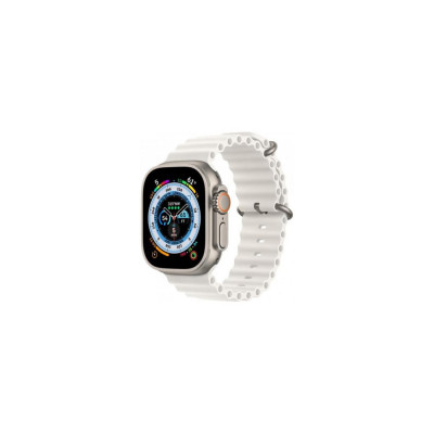 Смарт-годинник Apple Watch Ultra GPS + Cellular 49mm Titanium Case with White Ocean Band (MNH83/MNHF3) Смарт-годинник Apple Watch Ultra GPS + Cellular 49mm Titanium Case with White Ocean Band (MNH83/MNHF3)