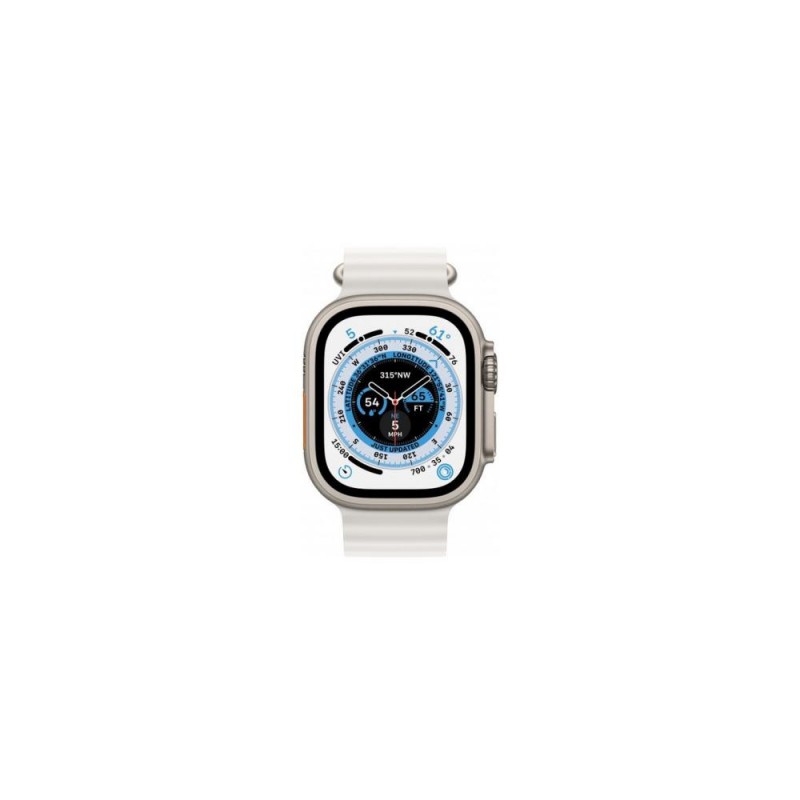 Смарт-годинник Apple Watch Ultra GPS + Cellular 49mm Titanium Case with White Ocean Band (MNH83/MNHF3)