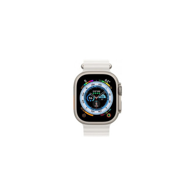 Смарт-годинник Apple Watch Ultra GPS + Cellular 49mm Titanium Case with White Ocean Band (MNH83/MNHF3) Смарт-годинник Apple Watch Ultra GPS + Cellular 49mm Titanium Case with White Ocean Band (MNH83/MNHF3)