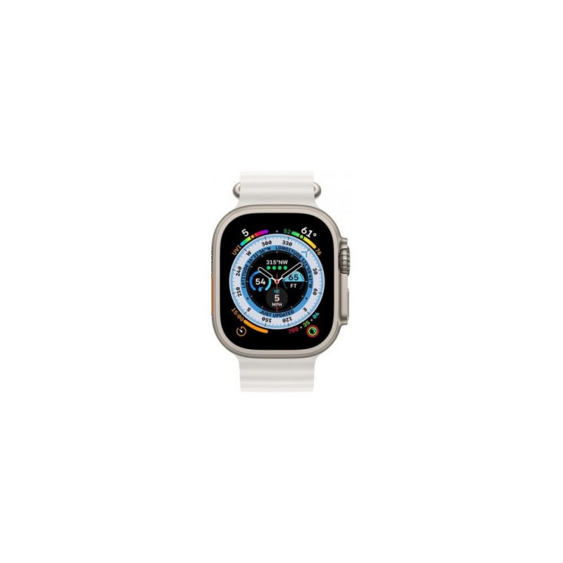 Смарт-годинник Apple Watch Ultra GPS + Cellular 49mm Titanium Case with White Ocean Band (MNH83/MNHF3)