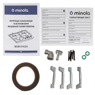 Варильна поверхня газова Minola MGM 614224 WH