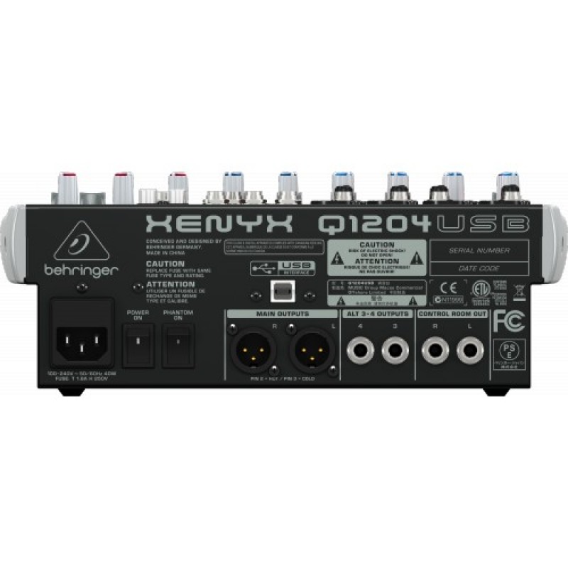 Активний пульт мікшерний Behringer XENYX Q1204USB