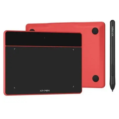 Графічний планшет XP-Pen Deco Fun S Carmine Red