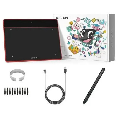 Графічний планшет XP-Pen Deco Fun S Carmine Red