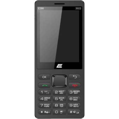 Мобільний телефон 2E E280 2022 Black (688130245210)