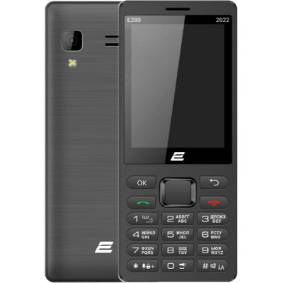Мобільний телефон 2E E280 2022 Black (688130245210)