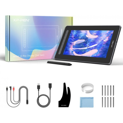 Монітор-планшет XP-Pen Artist 12 Drawing Display (2nd Gen) Black (JPCD120FH_BK) Монітор-планшет XP-Pen Artist 12 Drawing Display (2nd Gen) Black (JPCD120FH_BK)